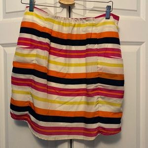 Lightweight Colorful Stripe Skirt with Pickets size L